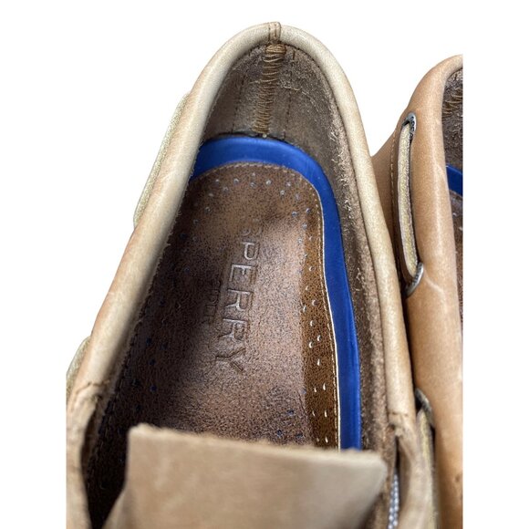 Sperry Mens Tan Leather Boat loafers Shoes Size 7.5M SKU 9252 - Picture 9 of 16